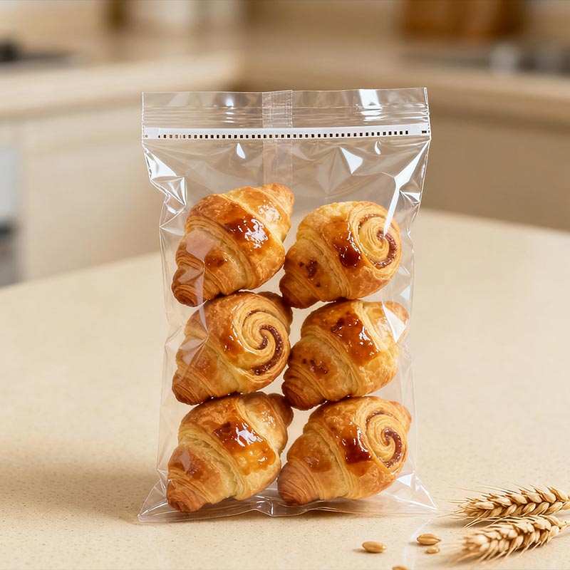 Brood doorzichtige plastic voedselzak