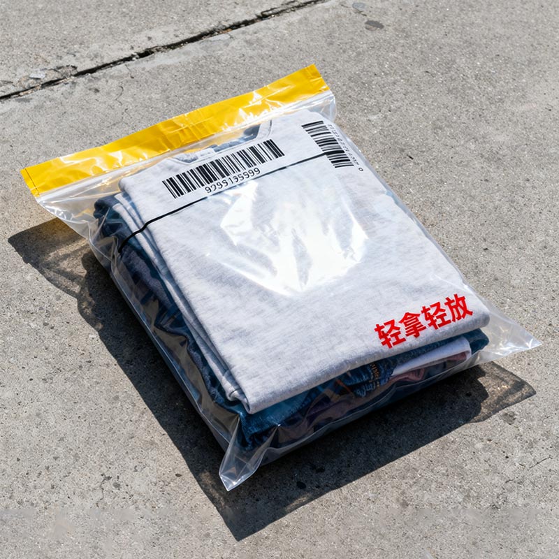 E-commerce plastic koerierstas