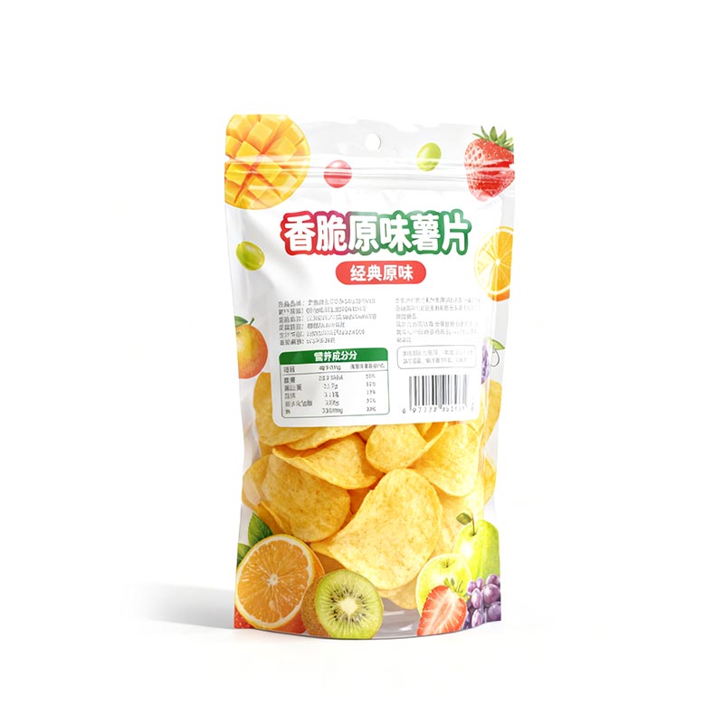 Plastic verpakkingstas voor voedsel en snacks